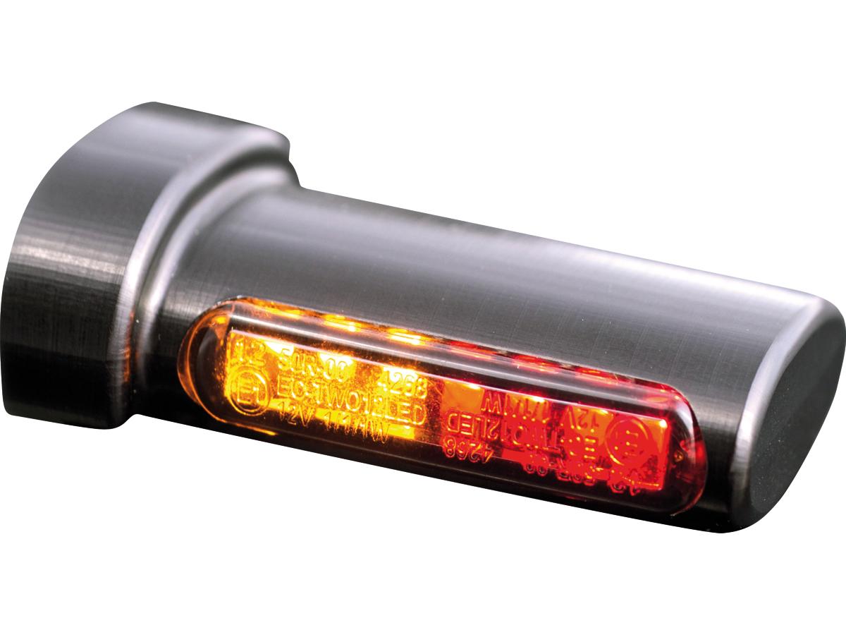 Heinz Bikes Winglet 3in1 Led Turn Signals/Taillight/Brake Light Chrome Smoke Led Heinz Bikes Default Title