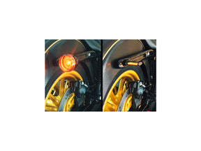 Heinz Bikes Winglet 3in1 Led Turn Signals/Taillight/Brake Light Chrome Smoke Led Heinz Bikes