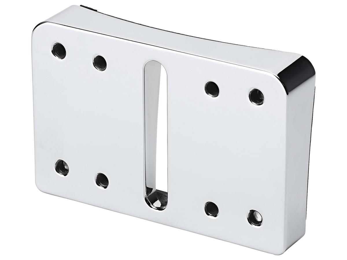 Heinz Bikes Mid Mount License Plate Adapter Chrome Heinz Bikes Default Title