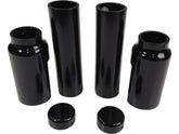 Cult Werk 6 Piece Fork Covers With Lower Fork Aluminum Covers Plain Gloss Black Powder Coated Cult Werk Default Title