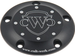 Cult Werk Point Cover 5 Hole Black Anodized Cult Werk Default Title