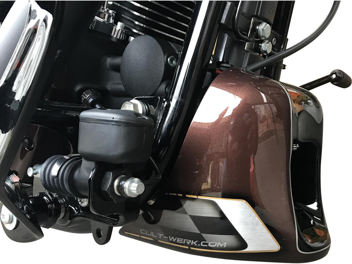Cult Werk Racing Frame Cover For Softail Models Frame Cover Gloss Black Cult Werk Default Title