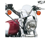 National Cycle Flyscreen Windshield Kit Height: 8,5", Width: 9,25", Chrome Brackets 44 50mm Light Smoke National Cycle Default Title