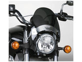 National Cycle Flyscreen Windshield Kit Height: 8,5", Width: 9,25", Chrome Brackets 52 56mm Dark Smoke National Cycle Default Title