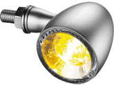 Kellermann Bullet 1000 Pl White Led Turn Signal/Position Light Chrome Satin White Led Kellermann Default Title