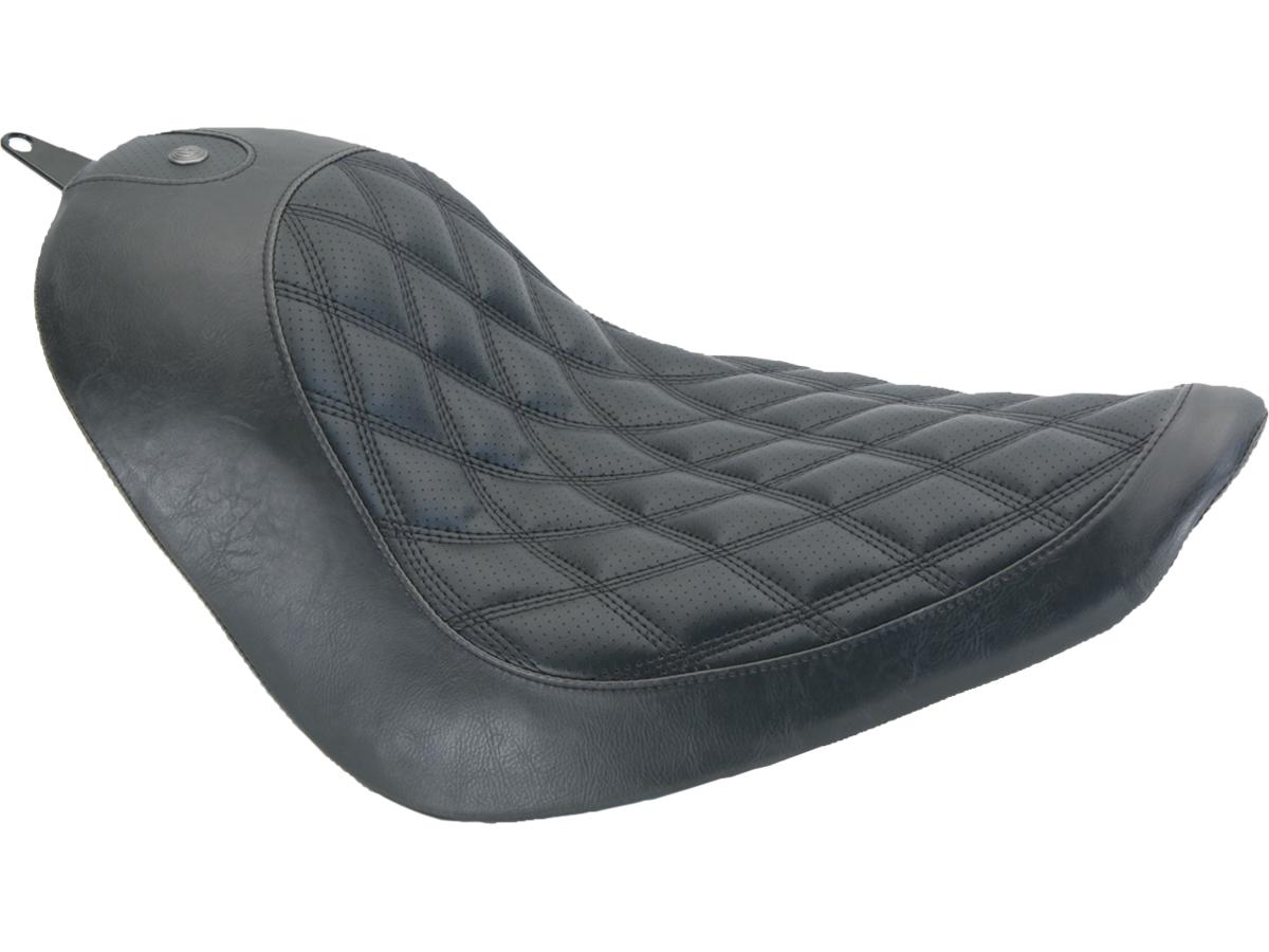 Roland Sands Design Boss Diamond Solo Seat Black Vinyl Roland Sands Design Default Title