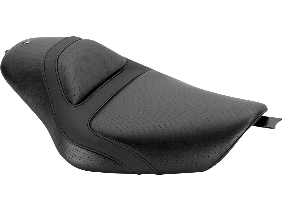 Roland Sands Design Bob Job Avenger Smooth Solo Seat Black Vinyl Roland Sands Design Default Title