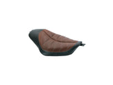Roland Sands Design Bob Job Enzo Horizontal Seat Brown Vinyl Roland Sands Design Default Title