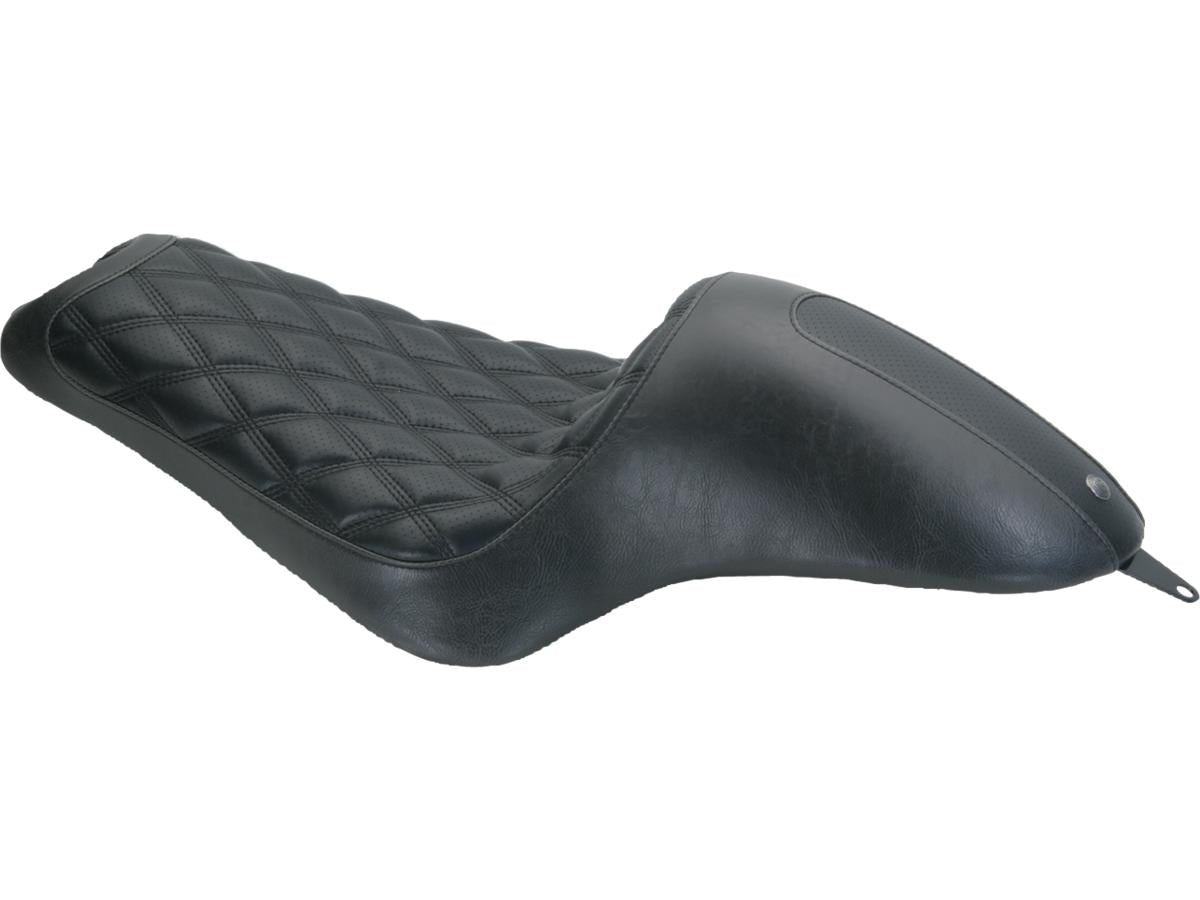 Roland Sands Design Cafe Boss Diamond Seat For Sportster Black Roland Sands Design Default Title