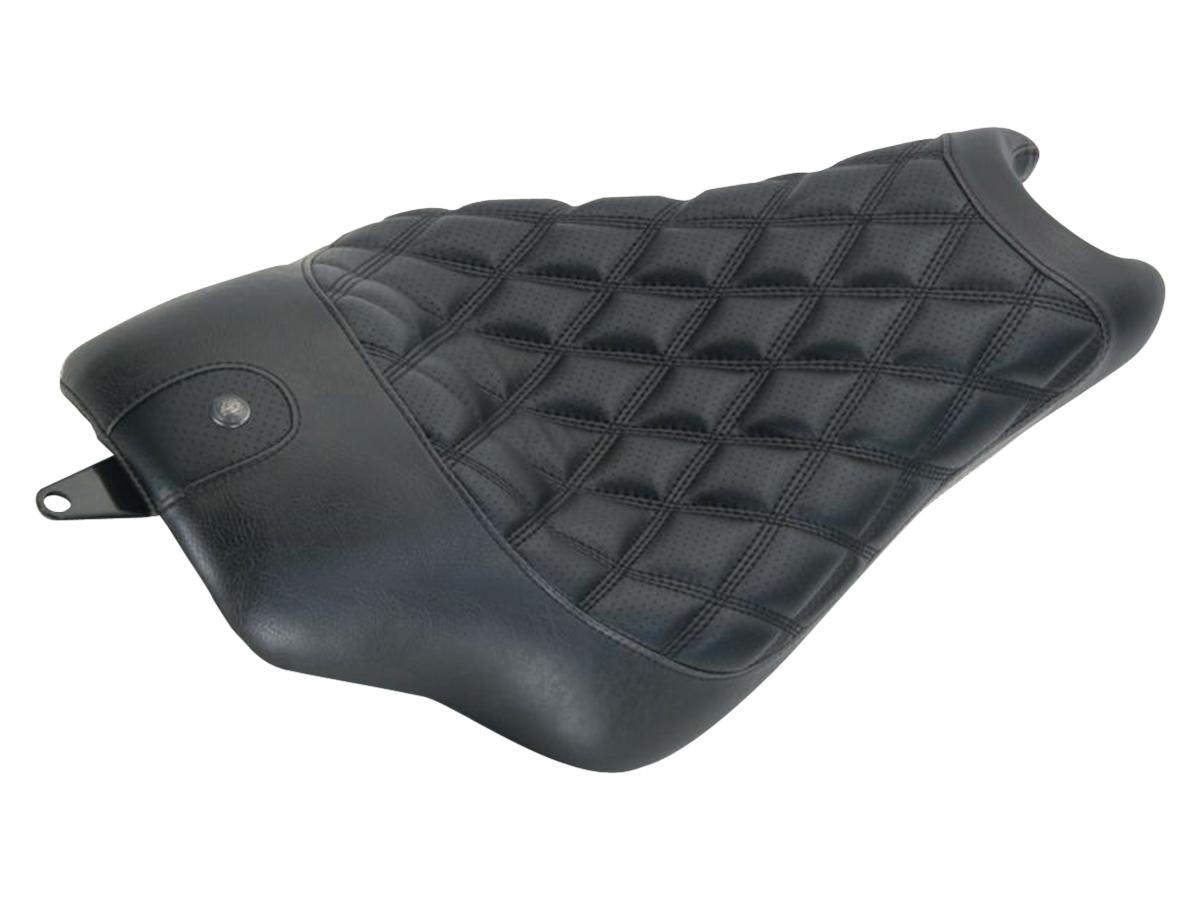 Roland Sands Design Boss Diamond Solo Seat Black Vinyl Roland Sands Design Default Title