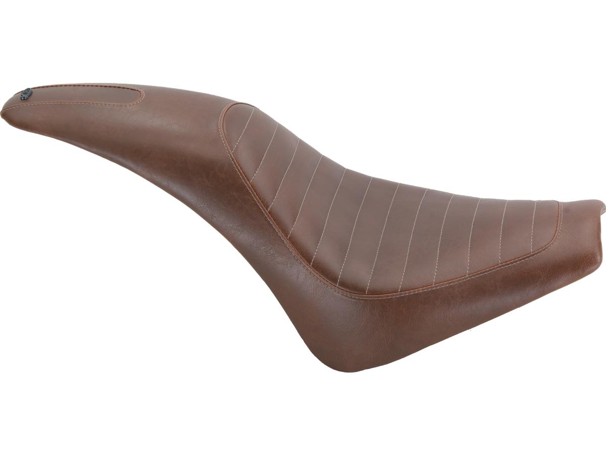 Roland Sands Design 2 Up Enzo Horizontal Seat Brown Vinyl Roland Sands Design Default Title