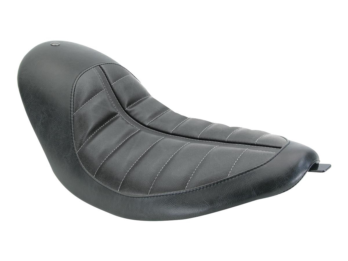 Roland Sands Design Enzo Horizontal Solo Seat For 200mm Rear Tracker Fender Kit Black Vinyl Roland Sands Design Default Title