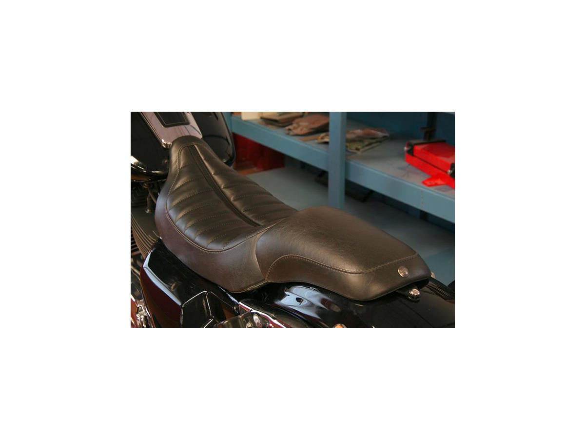 Roland Sands Design Fl Solo Seat Smooth Pillion Pad Black Vinyl Roland Sands Design