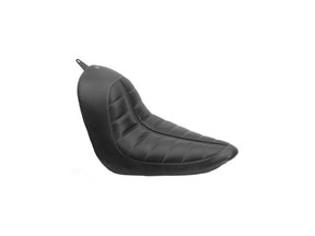Roland Sands Design Enzo Horizontal Solo Seat For 150mm Rear Tracker Fender Kit Black Vinyl Roland Sands Design Default Title