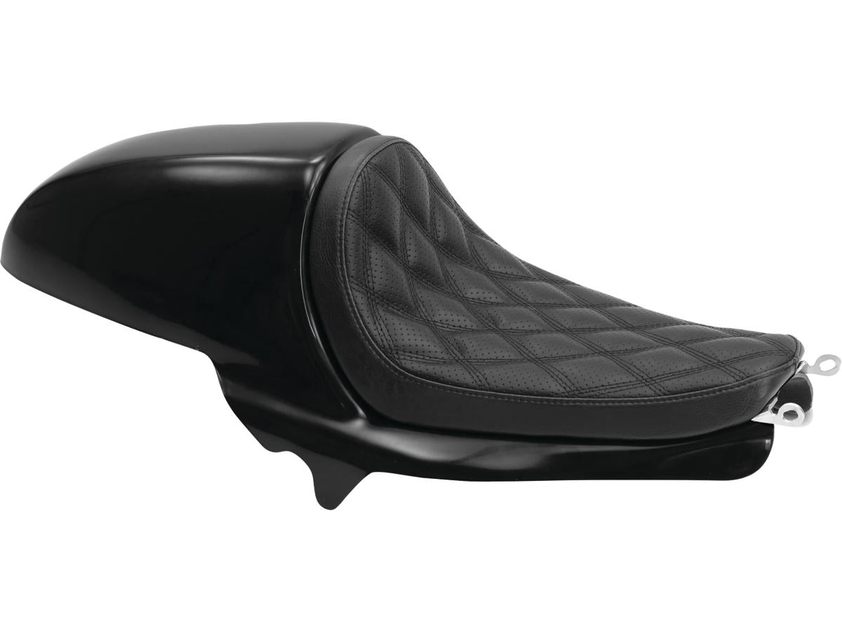 Roland Sands Design Boss Diamond Solo Seat For Rsd Cafe Tail Section Black Vinyl Roland Sands Design Default Title