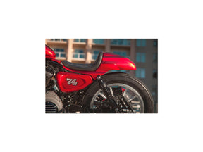 Roland Sands Design Boss Diamond Solo Seat For Rsd Cafe Tail Section Black Vinyl Roland Sands Design