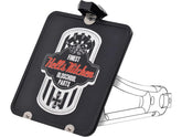 Hells Kitchen Choppers Nook License Plate Base Plate Germany 200x180mm, Including License Plate Light Black Hells Kitchen Choppers Default Title