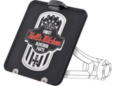 Hells Kitchen Choppers Clamp License Plate Base Plate Germany 200x180mm, Including License Plate Light Black Hells Kitchen Choppers Default Title