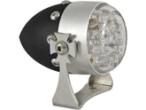 Hells Kitchen Choppers Retro Led Taillight Aluminum Satin Black Satin Clear Led Hells Kitchen Choppers Default Title