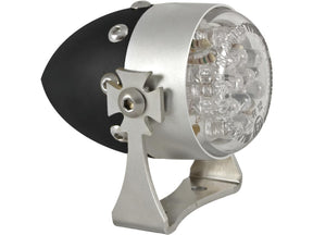 Hells Kitchen Choppers Retro Led Taillight Aluminum Satin Black Satin Clear Led Hells Kitchen Choppers Default Title