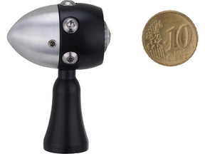 Hells Kitchen Choppers Retro Led Turn Signal V2 A Black Stem Black Aluminium Satin Clear Hells Kitchen Choppers