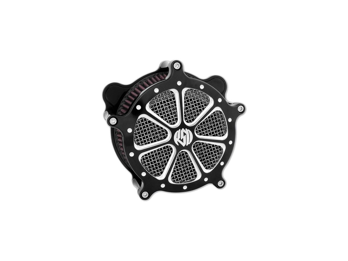 Roland Sands Design Venturi Speed 7 Air Cleaner Kit Contrast Cut Platinum Roland Sands Design Default Title