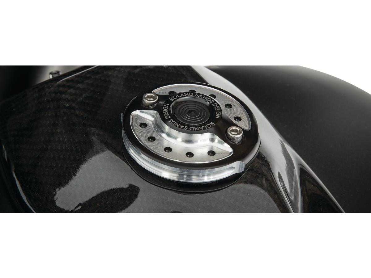 Roland Sands Design Radial Fuel Indicator Cap Contrast Cut Roland Sands Design