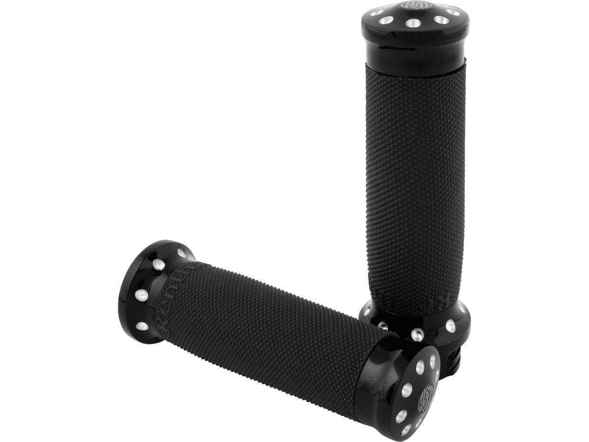 Roland Sands Design Tracker Grip Set Contrast Cut Anodized 1" Throttle Cables Roland Sands Design Default Title