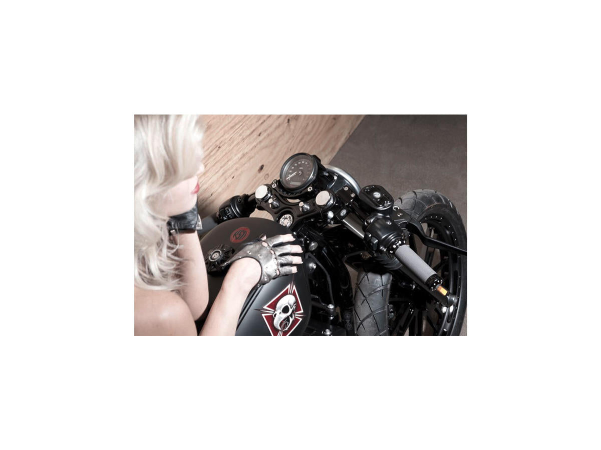 Roland Sands Design Cafe Headlight &Amp; Gauge Relocation Black Anodized Roland Sands Design