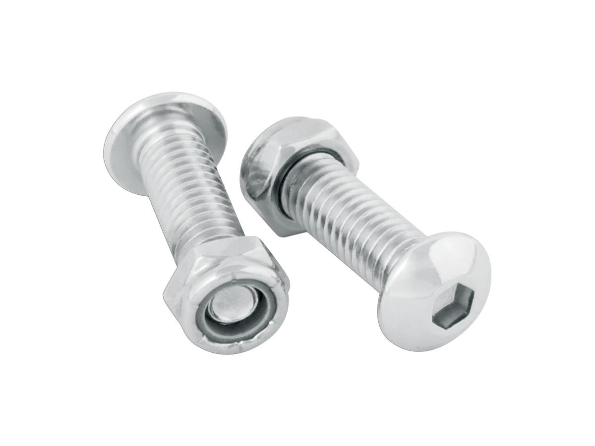 Roland Sands Design Hardware Mounting Kit For Moto Foot Pegs, Chrome Mounting Kit For Moto Pegs Roland Sands Design Default Title