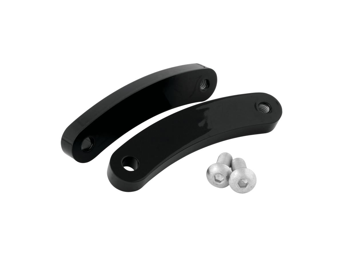 Roland Sands Design Relocation Bracket For Passenger Pegs, Powder Coat Passenger Pegs Relocation Bracket Black Powder Coated Roland Sands Design Default Title