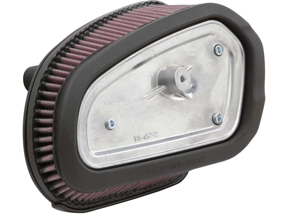 Arlen Ness Big Sucker Air Cleaner With Factory Cover For M8 Black Arlen Ness Default Title