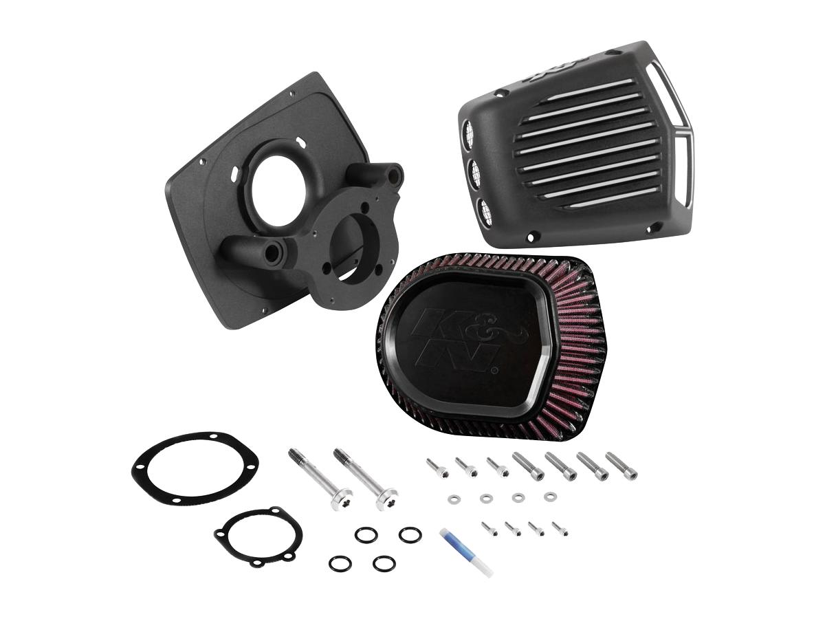 K&Amp;N Rk Series Street Metal The Shaker High Flow Air Intake Black Powder Coated K&Amp;N