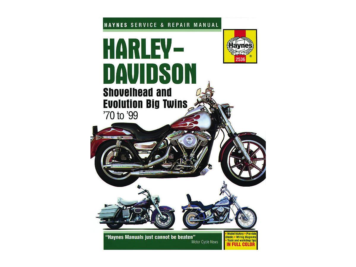 Haynes Service &Amp; Repair Manual For Shovelhead And Evolution Big Twins (70 99) Haynes Default Title