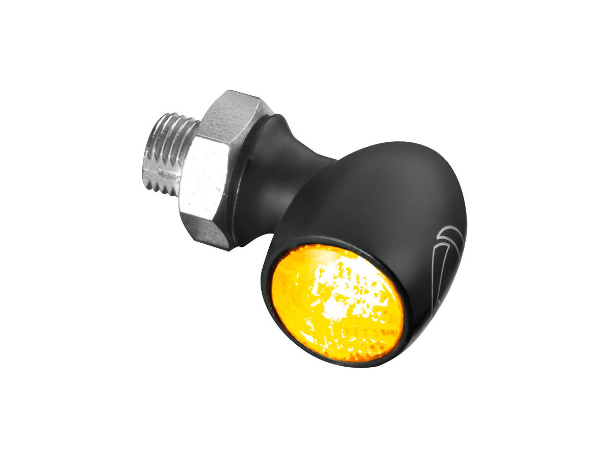 Kellermann Atto® Dark Led Turn Signal Tinted Lens Black Dark Tinted Led Kellermann