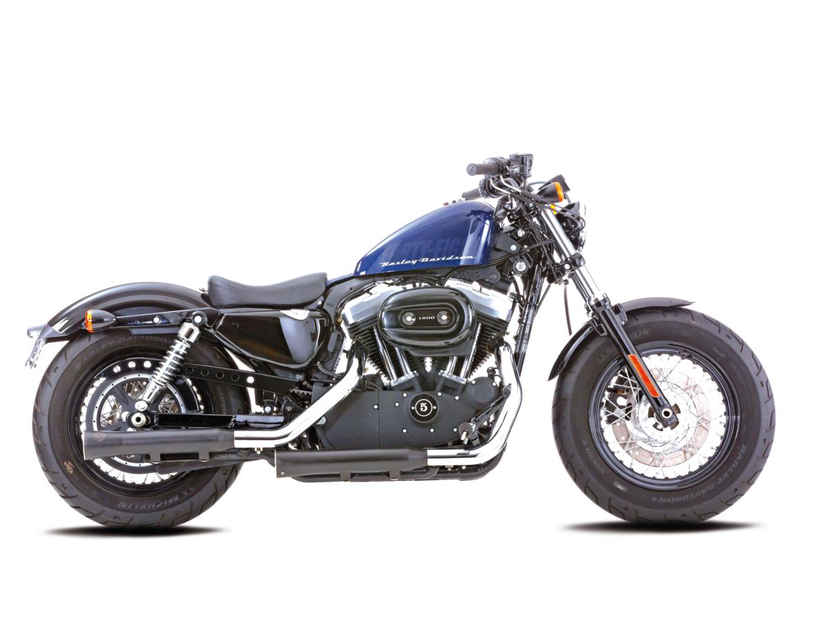 Falcon Double Groove Slip On Mufflers Black Satin Falcon Default Title