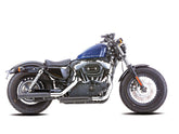Falcon Double Groove Slip On Mufflers Black Satin Falcon Default Title