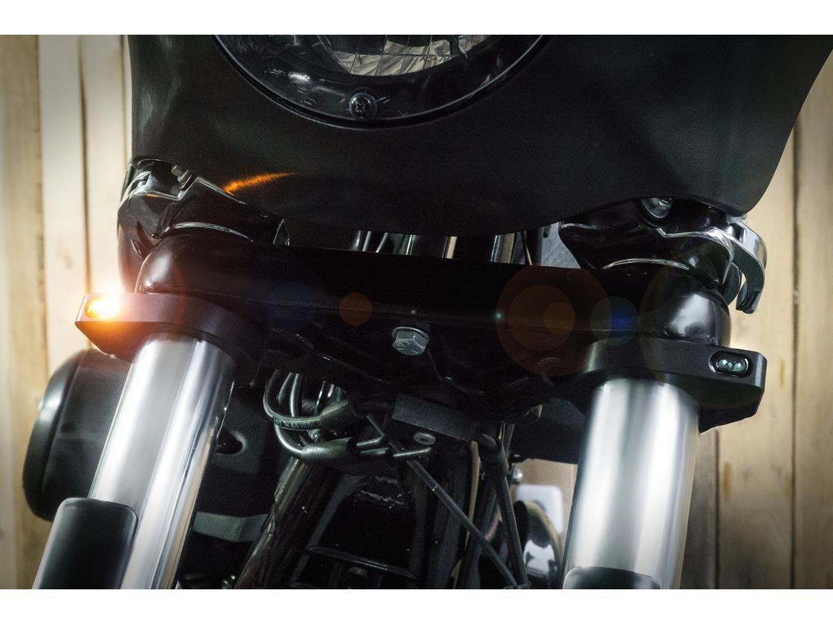 Heinz Bikes Zc Line Micro Led Turn Signal Silver Anodized Smoke Led Heinz Bikes