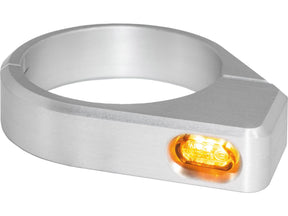 Heinz Bikes Zc Line Micro Led Turn Signal Silver Anodized Smoke Led Heinz Bikes Default Title