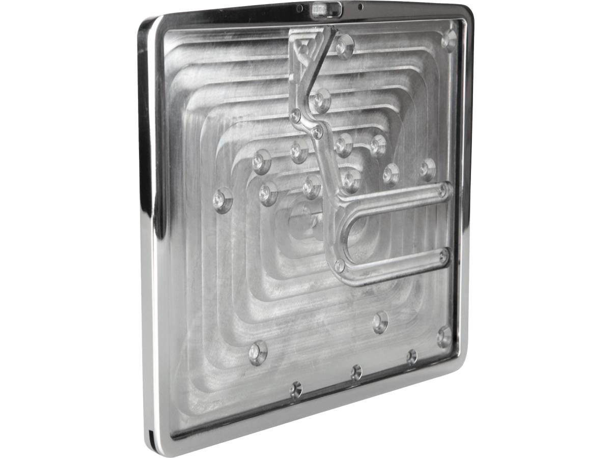 Thunderbike Inside License Plate Base Plate Austrian Size 200x170mm Aluminium Polished Thunderbike Default Title