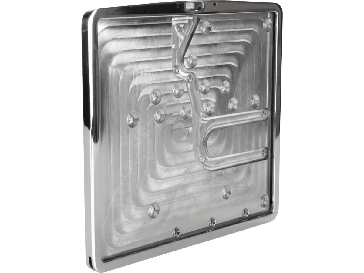 Thunderbike Inside License Plate Base Plate Swedish Size 200x160mm Aluminium Polished Thunderbike Default Title