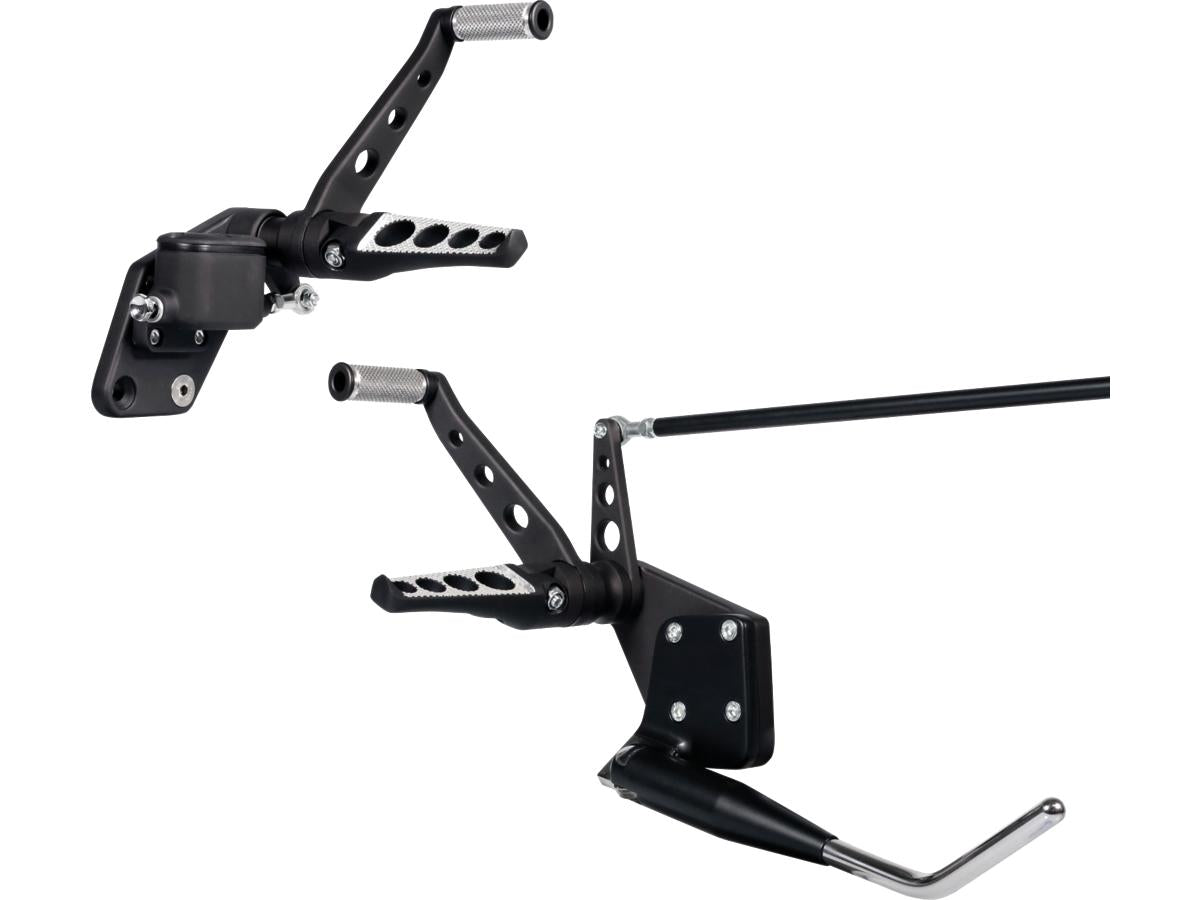 Thunderbike Forward Control Kit For Softail Drilled With Side Stand Black Thunderbike Default Title