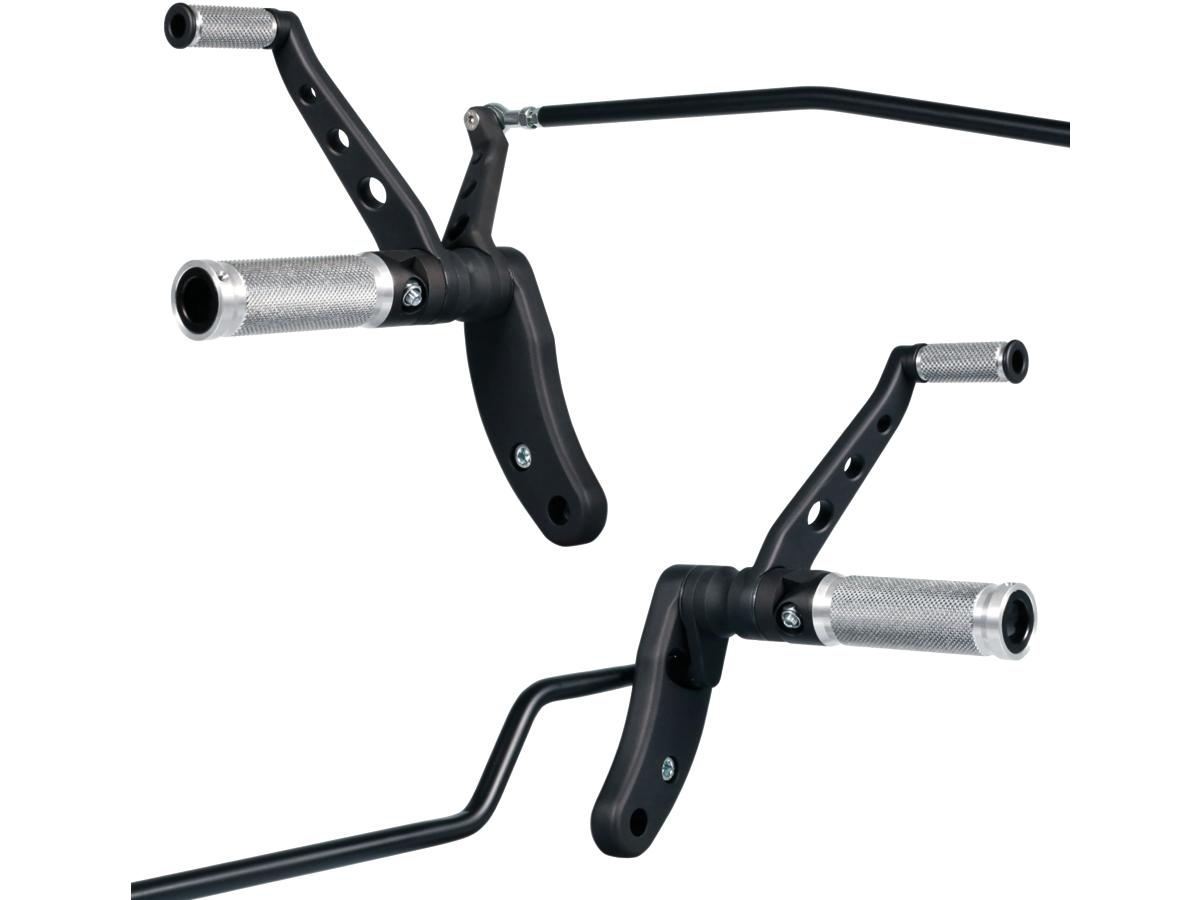 Thunderbike Forward Control Kit For Dyna Base Alu, Short Forward ( 32 Mm) Black Thunderbike Default Title