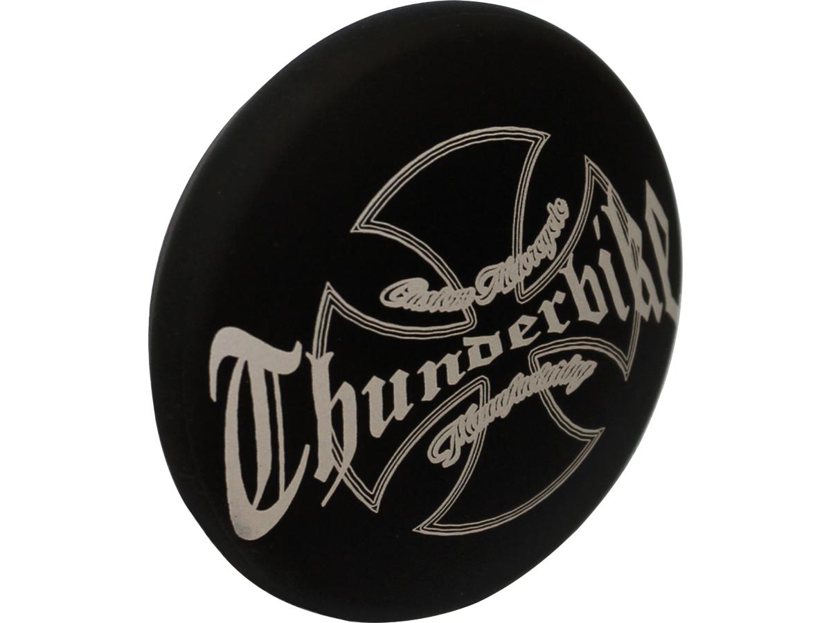 Thunderbike Tb Logo Base Grip And Footpeg Toppers Black Thunderbike