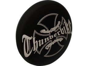 Thunderbike Tb Logo Base Grip And Footpeg Toppers Black Thunderbike