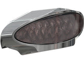Thunderbike Inside Plate Oval Mini Led Taillight Without Mounting Bracket Aluminium Polished Tinted Led Thunderbike Default Title