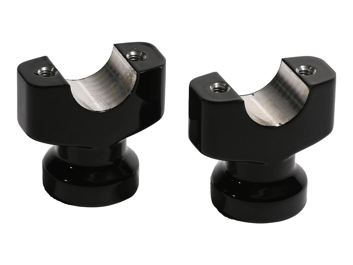 Thunderbike Tc Breakout Flat Riser For Breakout Models Straight Up, Height 63 Mm Gloss Black Powder Coated 1 1/4" Thunderbike Default Title