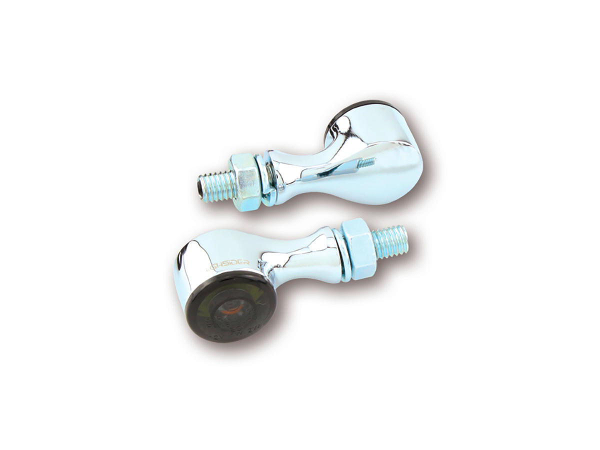 Highsider Apollo Classic Led Turn Signals/Taillight/Brake Light Smoke Lens Chrome Smoke Led Highsider