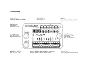 Motogadget Mo.Unit Control Box, Blue Control Box Motogadget