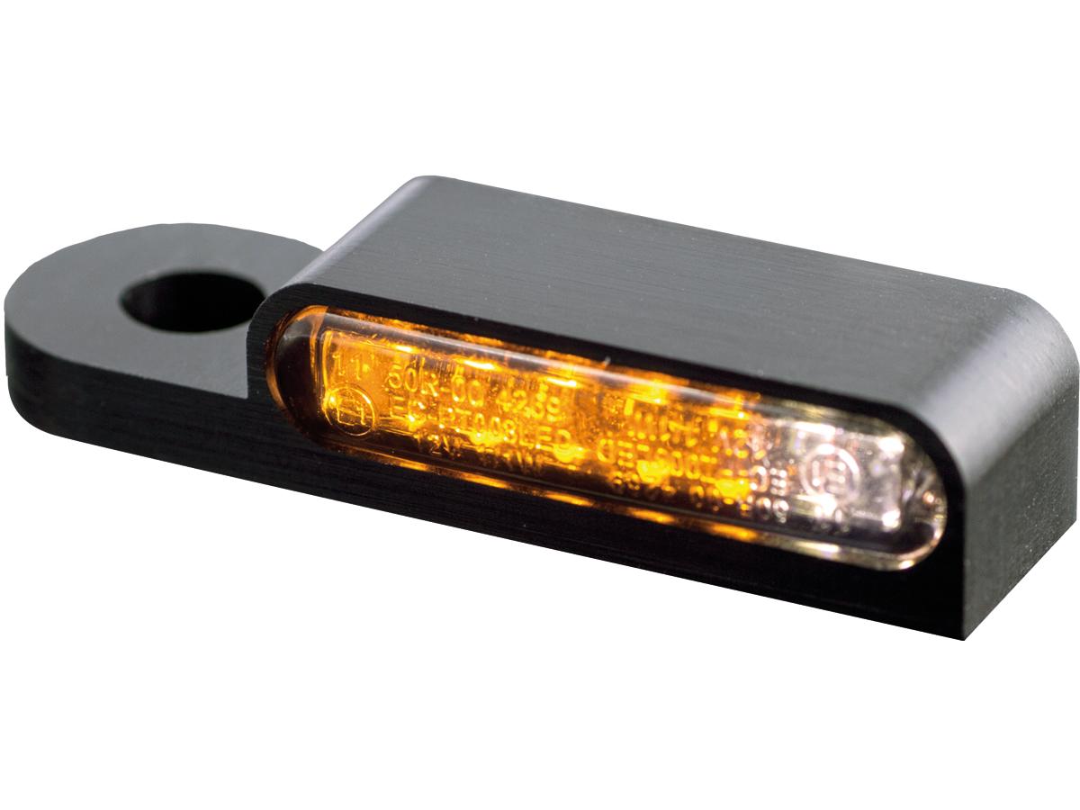 Heinz Bikes Oem Hand Control Led Turn Signal/Position Lights Black Anodized Smoke Led Heinz Bikes Default Title